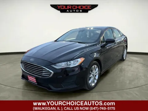 Black 2020 Ford Fusion SE for sale in Waukegan, IL
