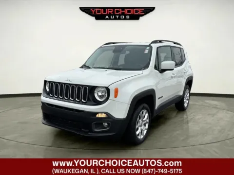 White 2017 Jeep Renegade Latitude for sale in Waukegan, IL