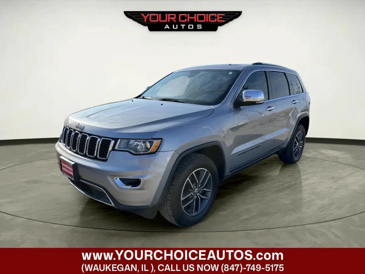 Silver 2018 Jeep Grand Cherokee Limited for sale in Waukegan, IL