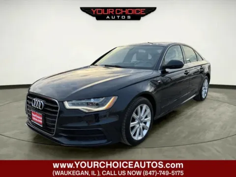 Black 2014 Audi A6 3.0L TDI Prestige for sale in Waukegan, IL