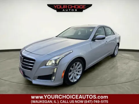 Silver 2015 Cadillac CTS Sedan Luxury AWD for sale in Waukegan, IL