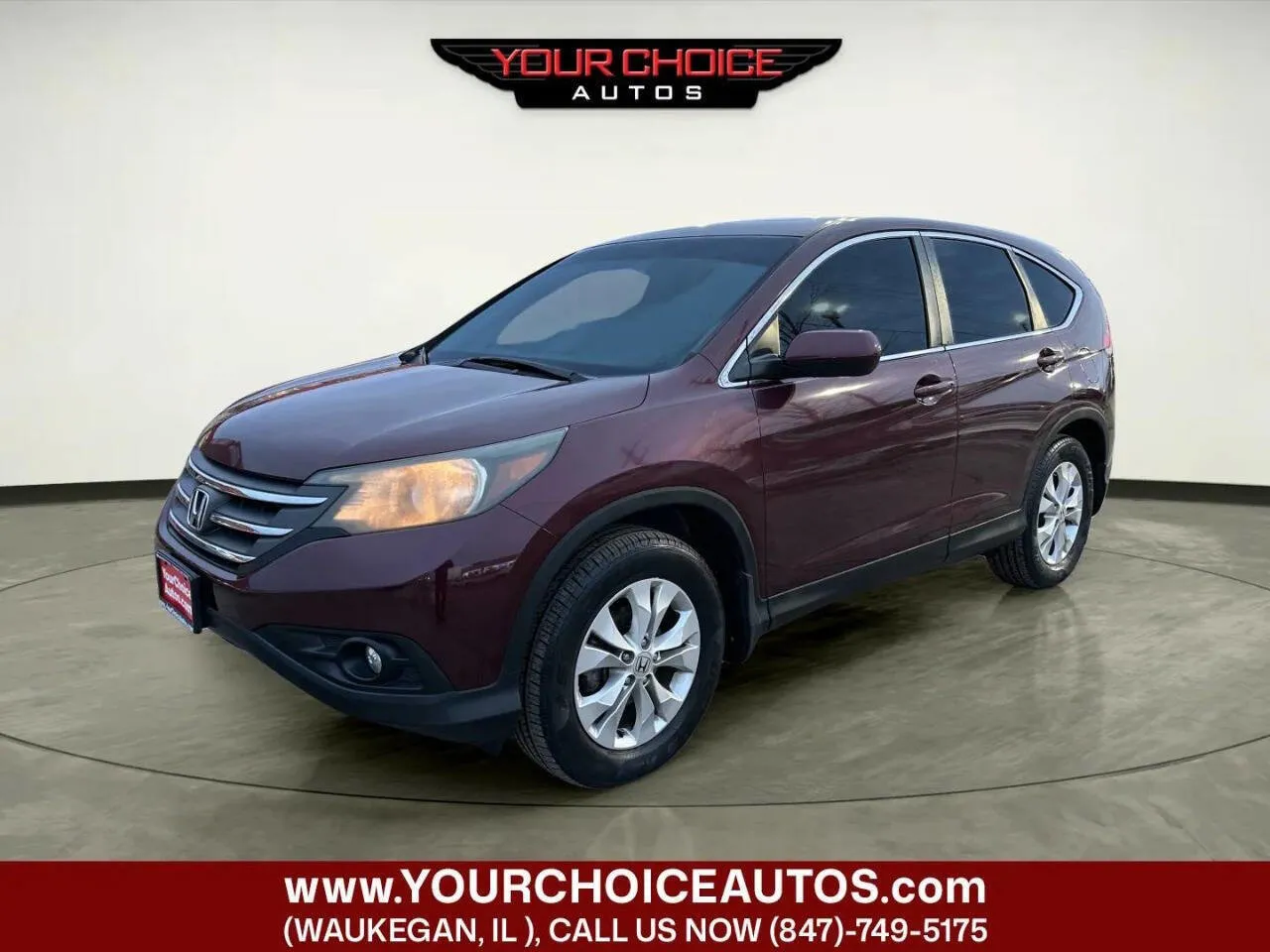 Red 2014 Honda CR-V EX for sale in Waukegan, IL