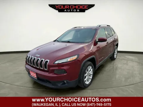 Red 2014 Jeep Cherokee Latitude for sale in Waukegan, IL