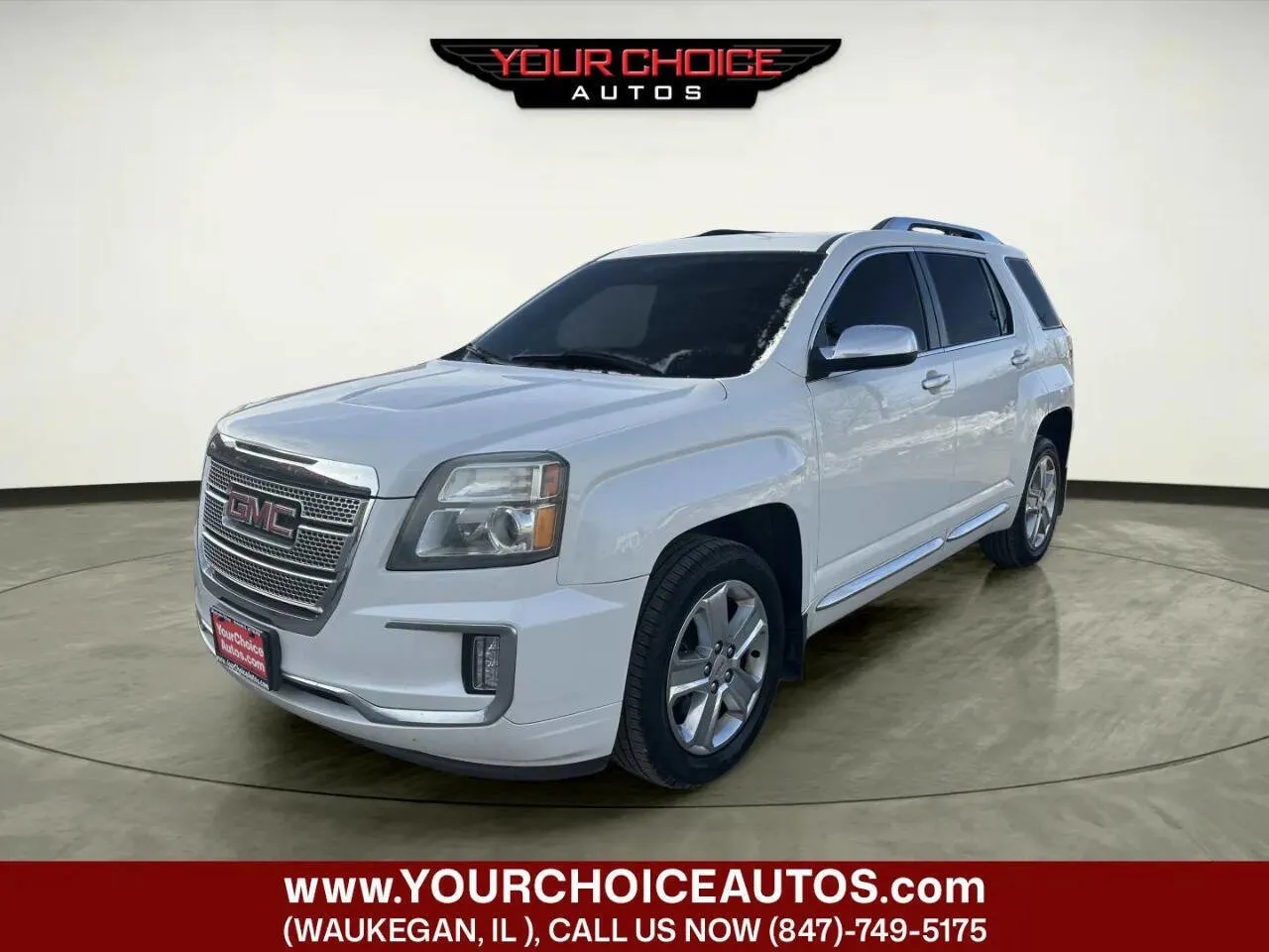 White 2017 GMC Terrain Denali for sale in Waukegan, IL