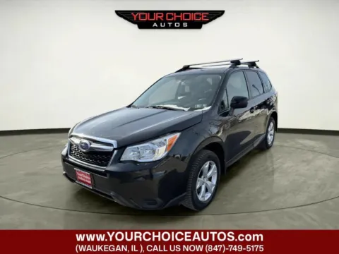 Black 2016 Subaru Forester 2.5i Premium for sale in Waukegan, IL