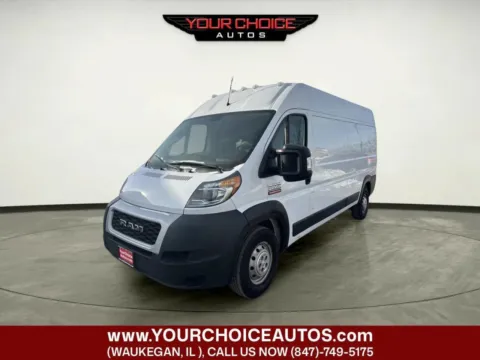 White 2020 Ram ProMaster Cargo Van 2500 159 WB 3dr High Roof Cargo Van for sale in Waukegan, IL