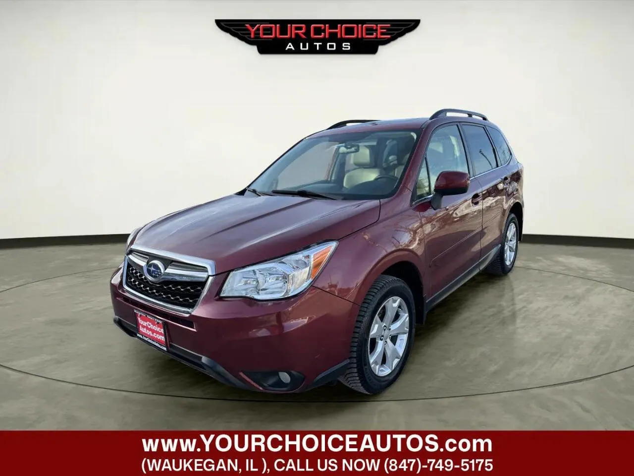 Red 2016 Subaru Forester 2.5i Limited for sale in Waukegan, IL