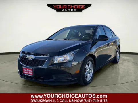 Black 2011 Chevrolet Cruze LT w/1LT for sale in Waukegan, IL