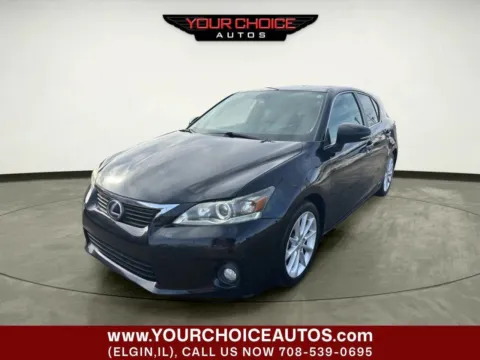 Black 2011 Lexus CT 200h Base 4dr Hatchback for sale in Waukegan, IL