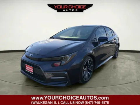 Blue 2020 Toyota Corolla SE 4dr Sedan CVT for sale in Waukegan, IL