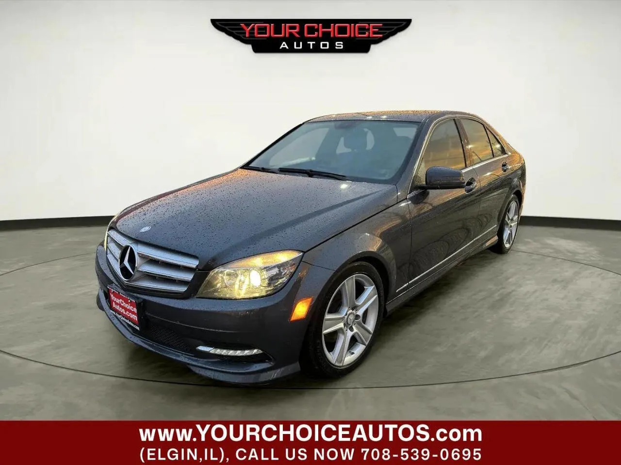 Silver 2011 Mercedes-Benz C-Class C 300 Luxury 4MATIC AWD 4dr Sedan for sale in Waukegan, IL