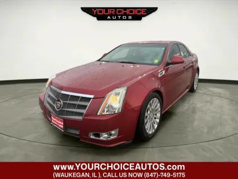Red 2010 Cadillac CTS Sedan Premium for sale in Waukegan, IL