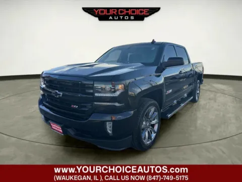 Black 2016 Chevrolet Silverado 1500 LTZ for sale in Waukegan, IL
