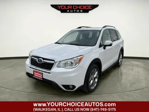 White 2015 Subaru Forester 2.5i Touring for sale in Waukegan, IL