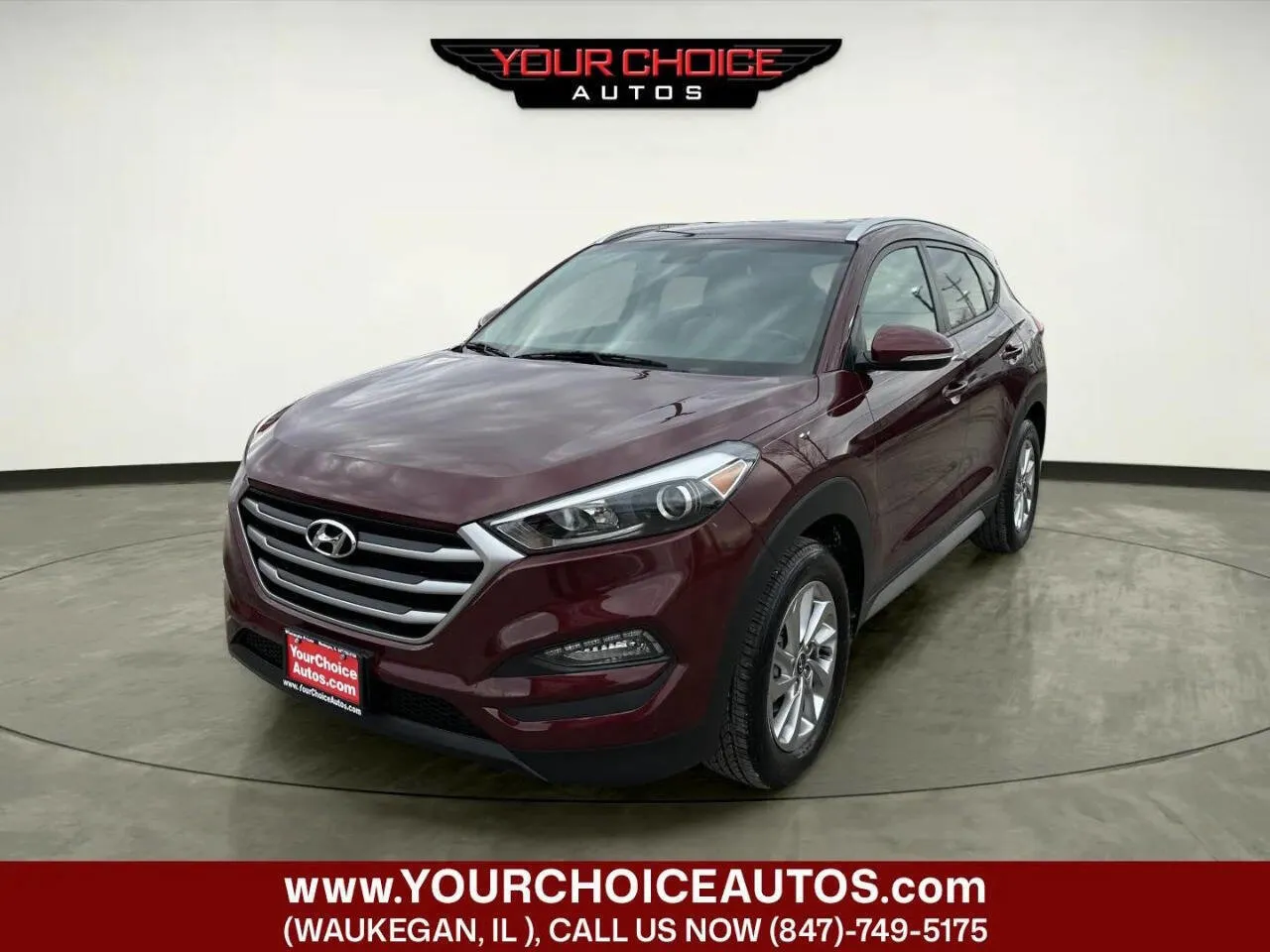 Red 2018 Hyundai Tucson SEL Plus for sale in Waukegan, IL