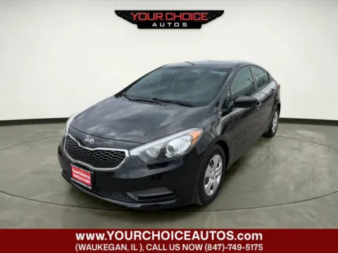 Black 2015 Kia Forte LX for sale in Waukegan, IL