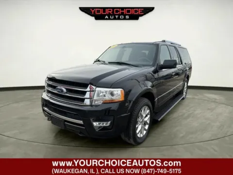 Black 2017 Ford Expedition EL Limited for sale in Waukegan, IL