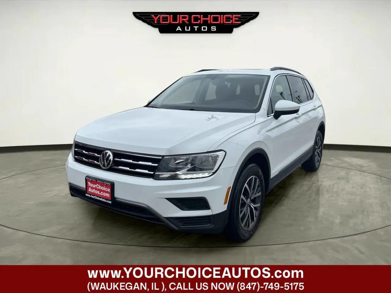 White 2020 Volkswagen Tiguan SE 4Motion AWD 4dr SUV for sale in Waukegan, IL