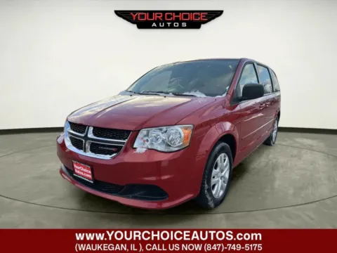 Red 2015 Dodge Grand Caravan SE for sale in Waukegan, IL