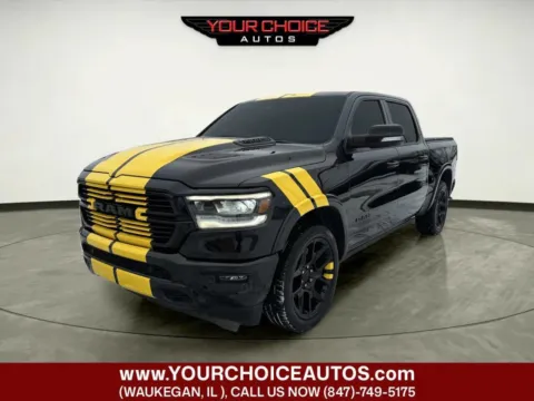 Black 2021 Ram 1500 Laramie for sale in Waukegan, IL