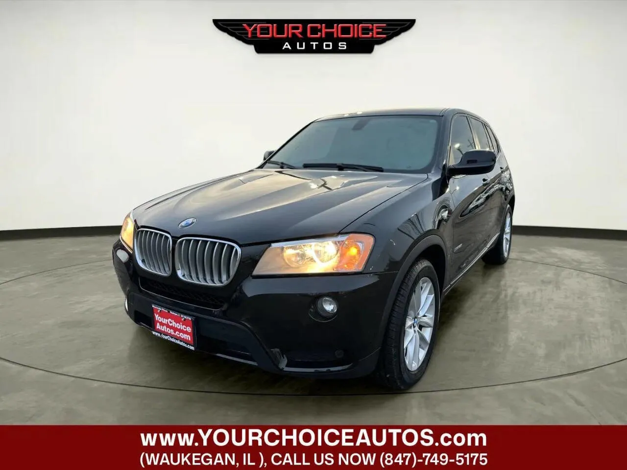 Black 2013 BMW X3 xDrive28i for sale in Waukegan, IL