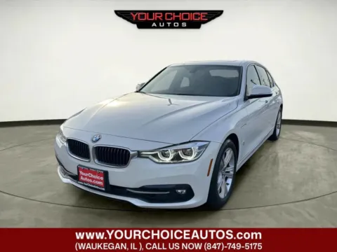 White 2018 BMW 3 Series 330e iPerformance for sale in Waukegan, IL