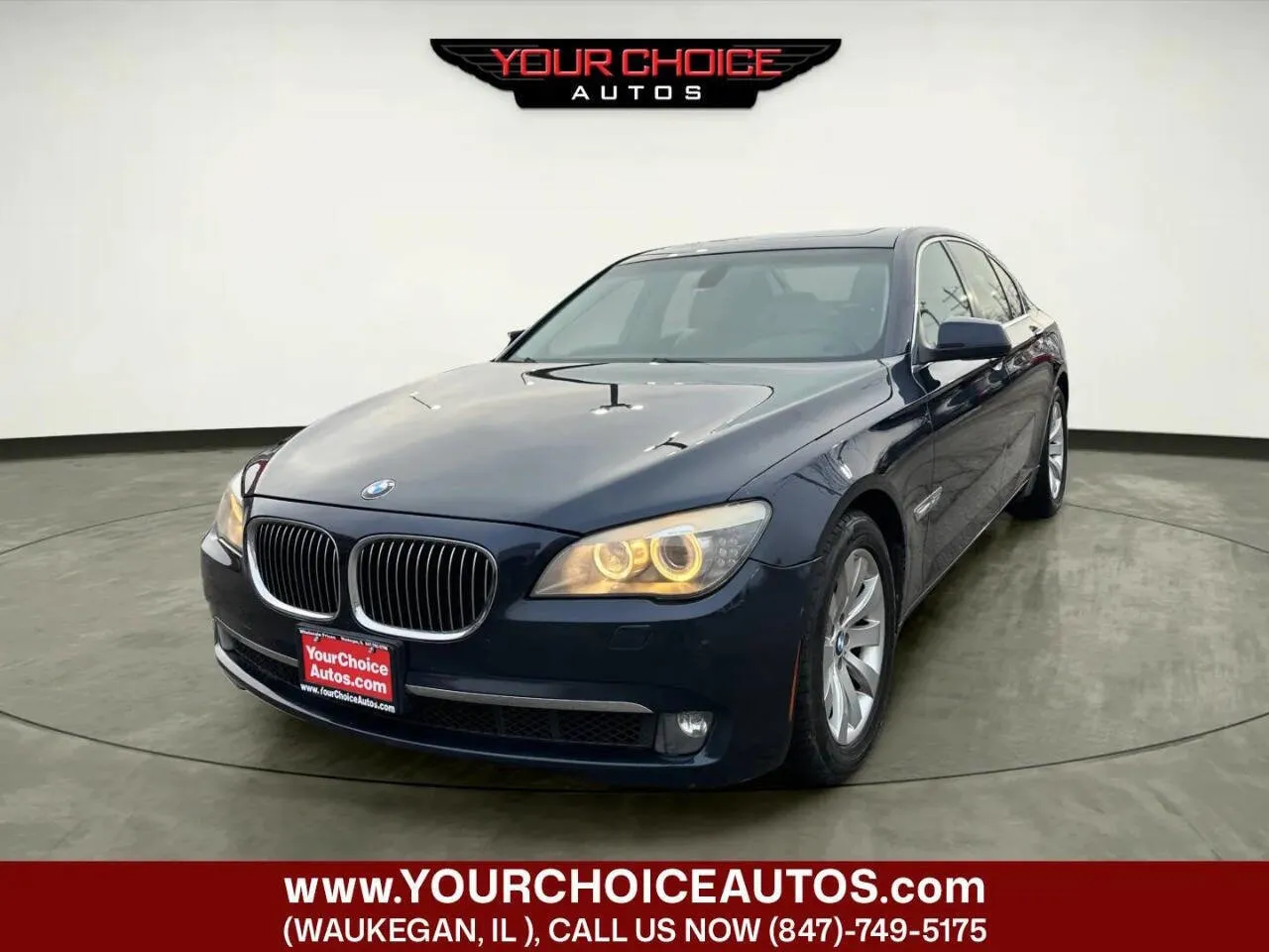 Blue 2011 BMW 7 Series 750i xDrive AWD 4dr Sedan for sale in Waukegan, IL