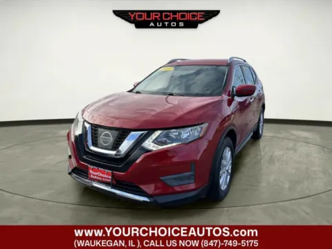 Red 2017 Nissan Rogue SV for sale in Waukegan, IL
