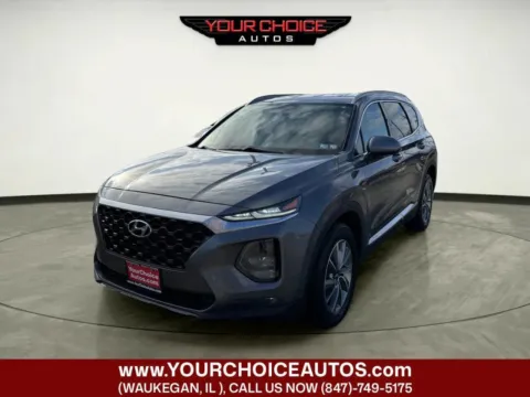 Gray 2019 Hyundai Santa Fe SEL Plus for sale in Waukegan, IL