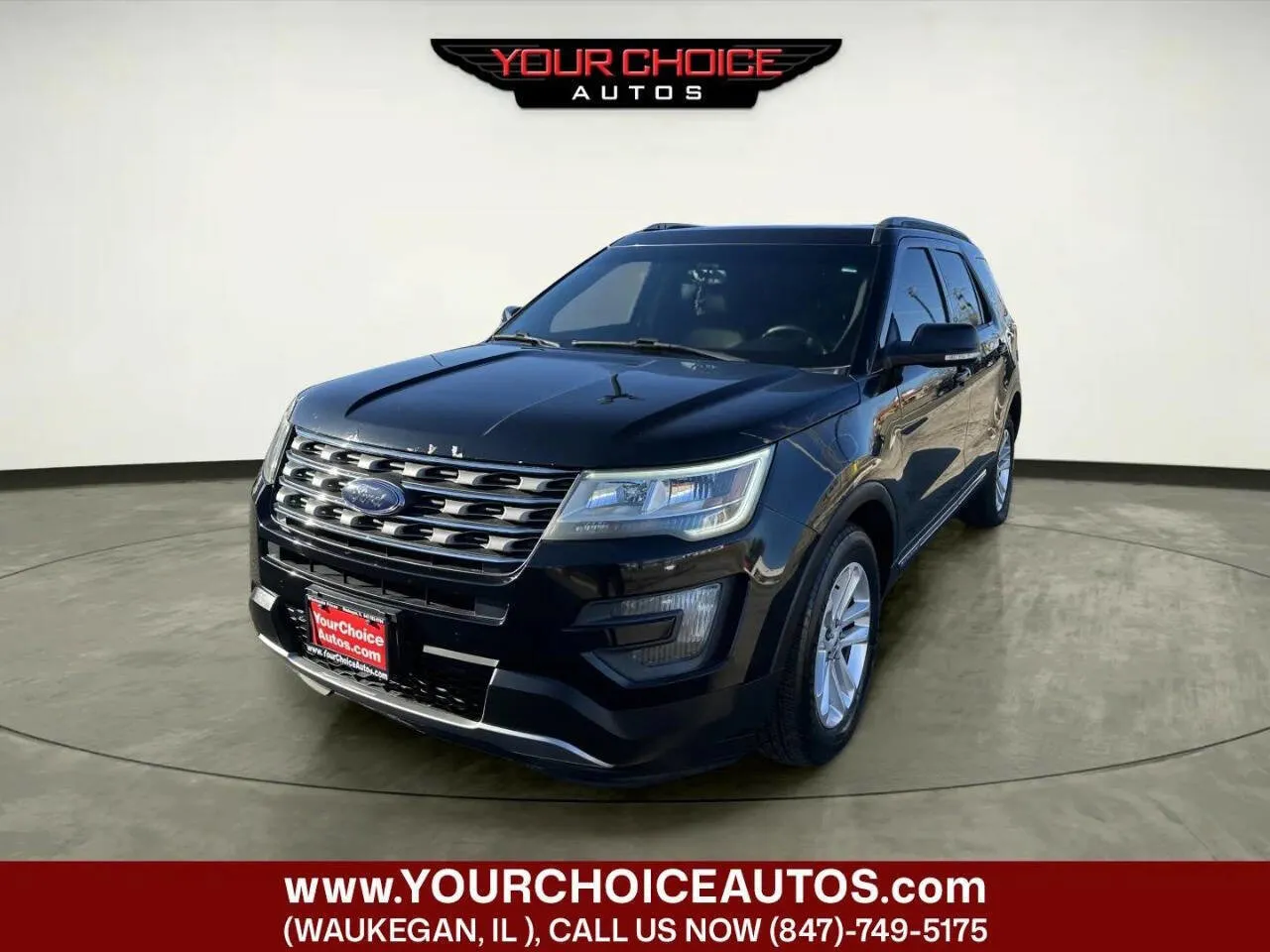 Black 2016 Ford Explorer XLT for sale in Waukegan, IL