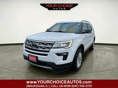 White 2019 Ford Explorer XLT for sale in Waukegan, IL