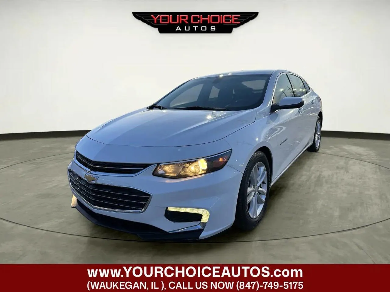 Used 2017 Chevrolet Malibu LT for sale in Waukegan, IL at Your Choice ...