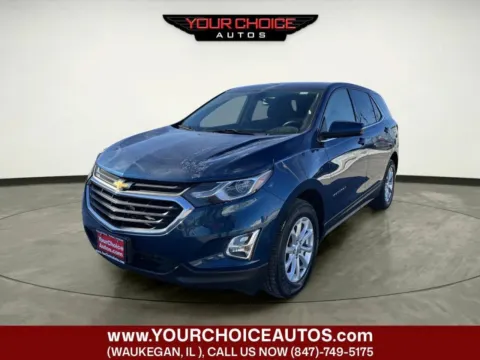 Blue 2019 Chevrolet Equinox LT for sale in Waukegan, IL