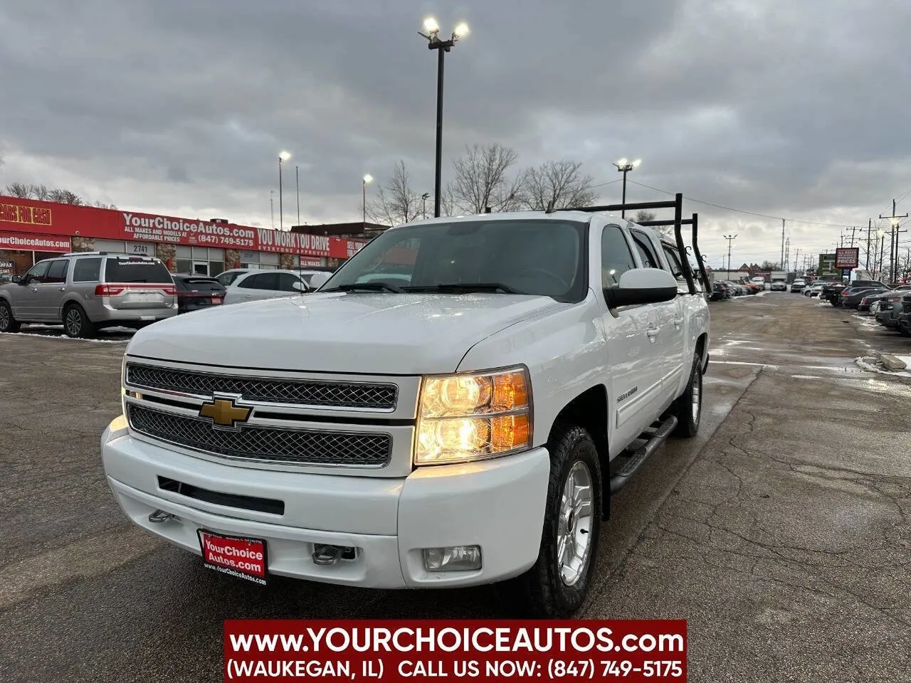 White 2012 Chevrolet Silverado 1500 LT for sale in Waukegan, IL