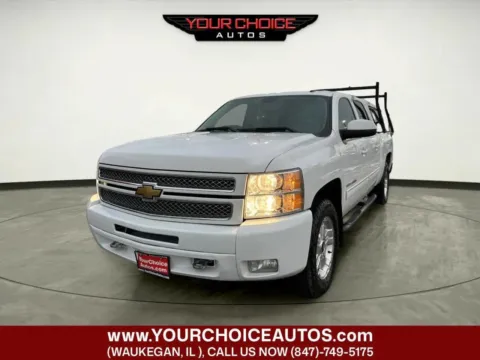White 2012 Chevrolet Silverado 1500 LT for sale in Waukegan, IL