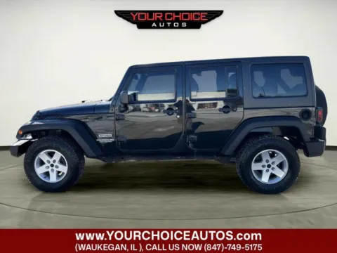 Photos of 2014 Jeep Wrangler Unlimited Sport for sale in Waukegan, IL at Your Choice Autos - Waukegan