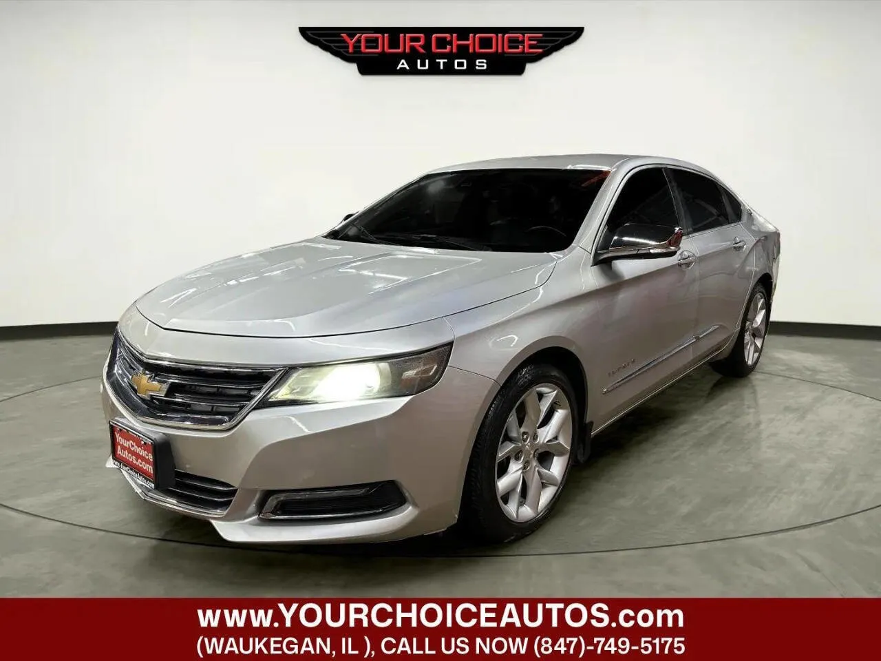 Silver 2015 Chevrolet Impala LTZ for sale in Waukegan, IL