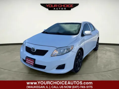 White 2009 Toyota Corolla LE 4dr Sedan 4A for sale in Waukegan, IL
