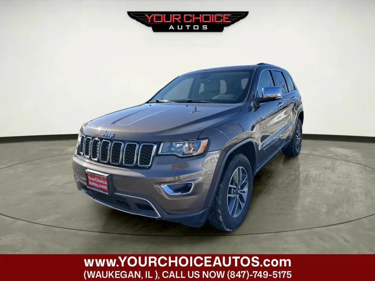 Brown 2019 Jeep Grand Cherokee Limited for sale in Waukegan, IL