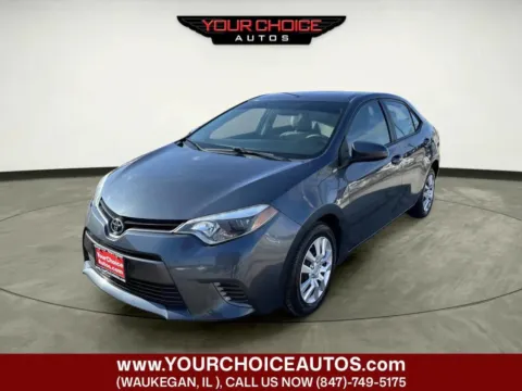 Blue 2016 Toyota Corolla LE 4dr Sedan for sale in Waukegan, IL