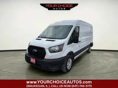 White 2023 Ford Transit Cargo Van 350 3dr SWB Medium Roof Cargo Van for sale in Waukegan, IL