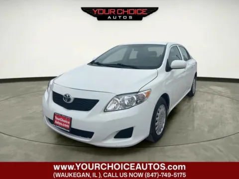 White 2010 Toyota Corolla LE 4dr Sedan 4A for sale in Waukegan, IL