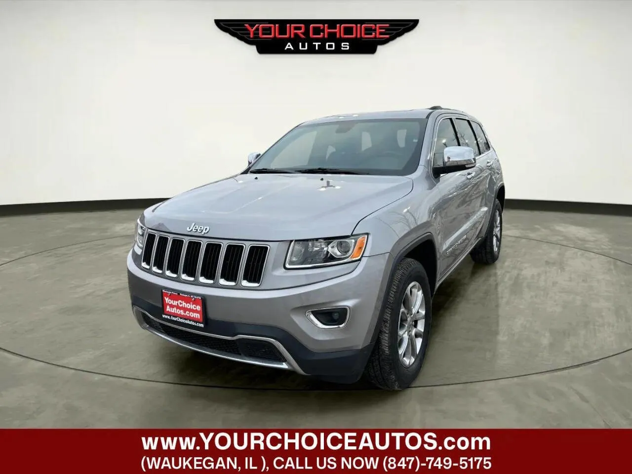 Silver 2015 Jeep Grand Cherokee Limited for sale in Waukegan, IL