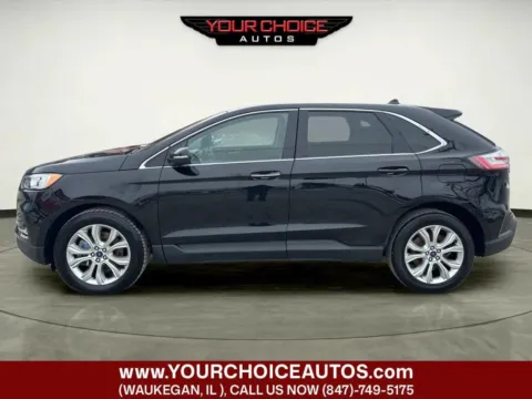 Photos of 2021 Ford Edge Titanium for sale in Waukegan, IL at Your Choice Autos - Waukegan