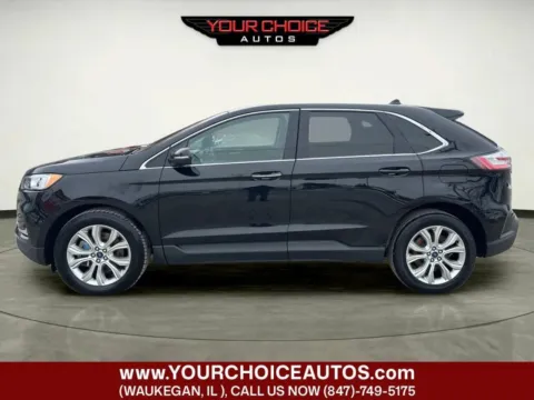 Photos of 2021 Ford Edge Titanium for sale in Waukegan, IL at Your Choice Autos - Waukegan