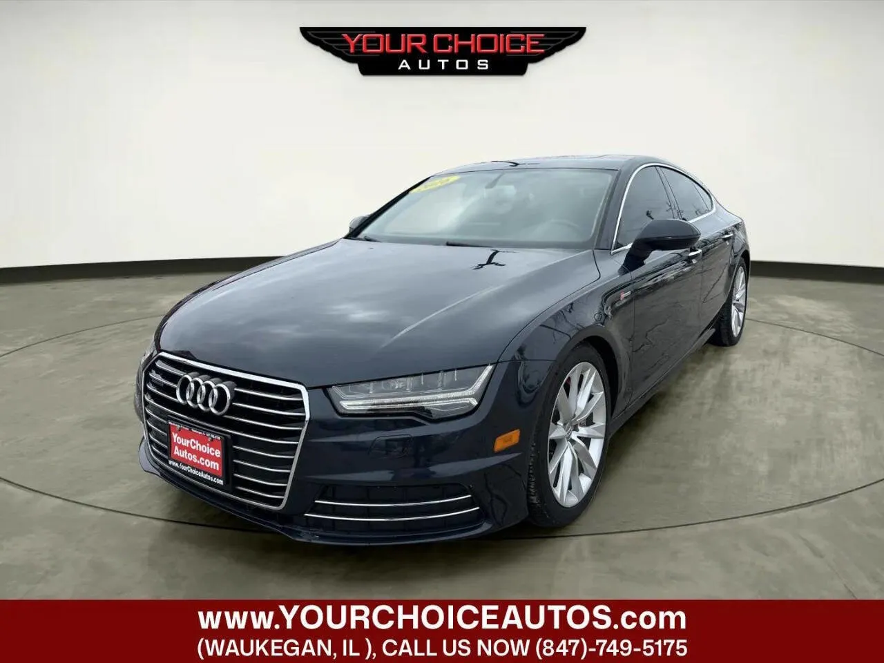 Black 2016 Audi A7 3.0 Premium Plus for sale in Waukegan, IL