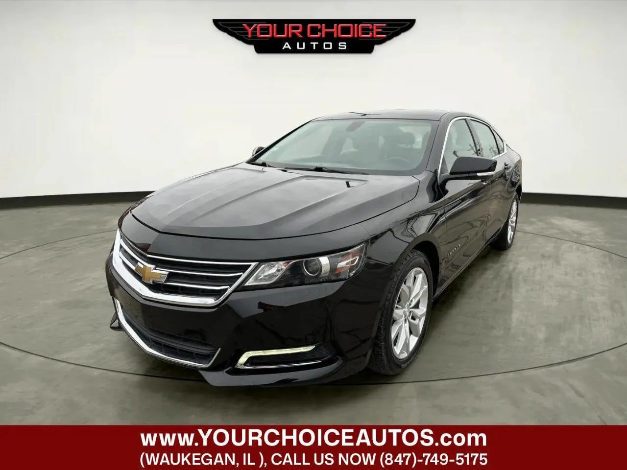 Black 2019 Chevrolet Impala LT for sale in Waukegan, IL