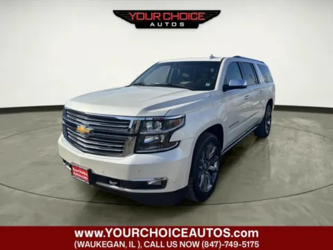 White 2015 Chevrolet Suburban LTZ for sale in Waukegan, IL