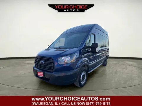 Blue 2017 Ford Transit Van 250 3dr LWB High Roof Cargo Van w/Sliding Passenger Side Door for sale in Waukegan, IL