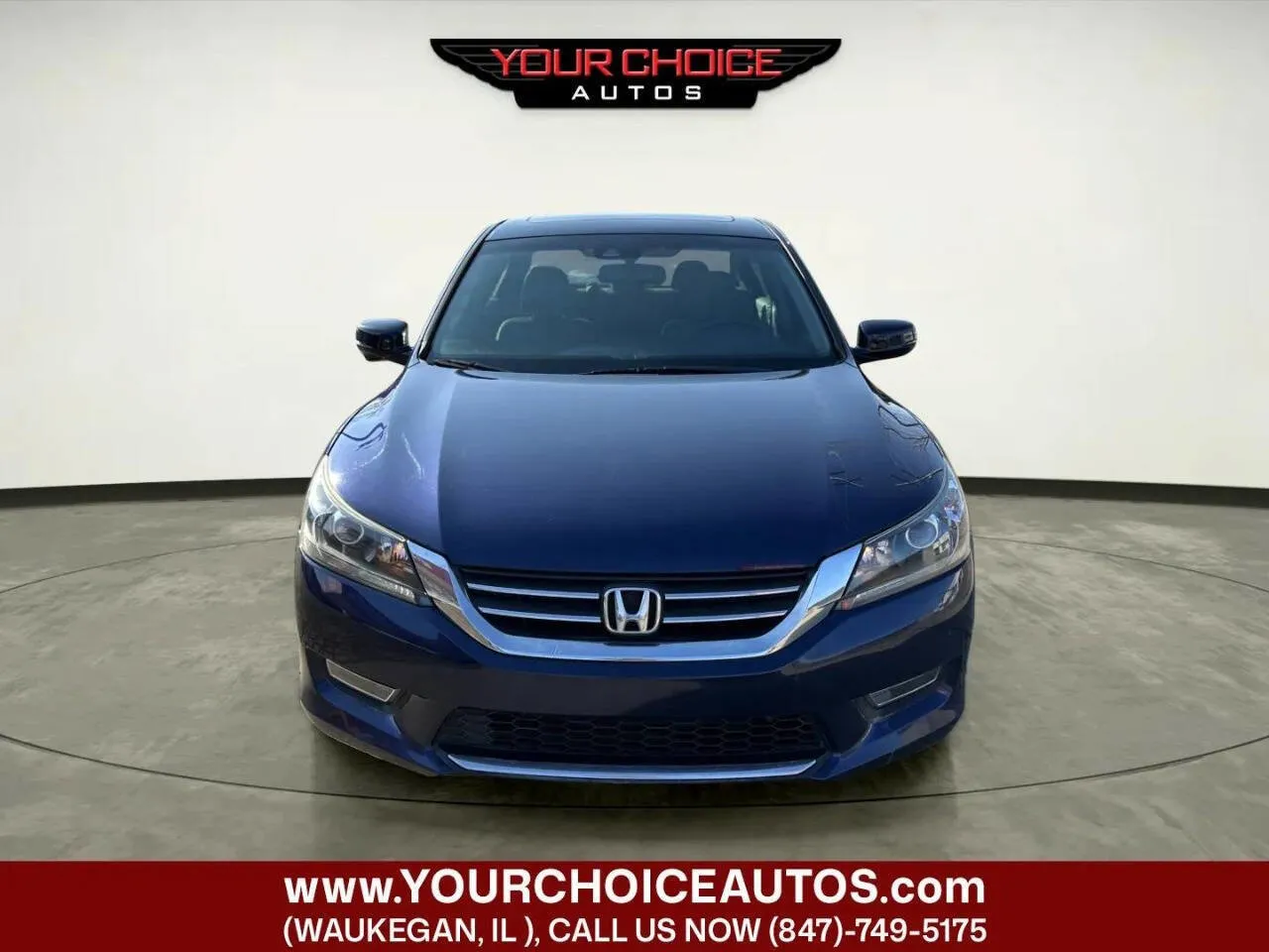 Blue 2013 Honda Accord Sdn EX-L for sale in Waukegan, IL